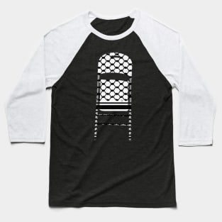 Folding Chair To Brutal Occupation Forces - Keffiyeh ™️ - Front Baseball T-Shirt